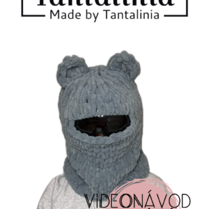 Videonávod na lyžařskou kuklu - medvěd